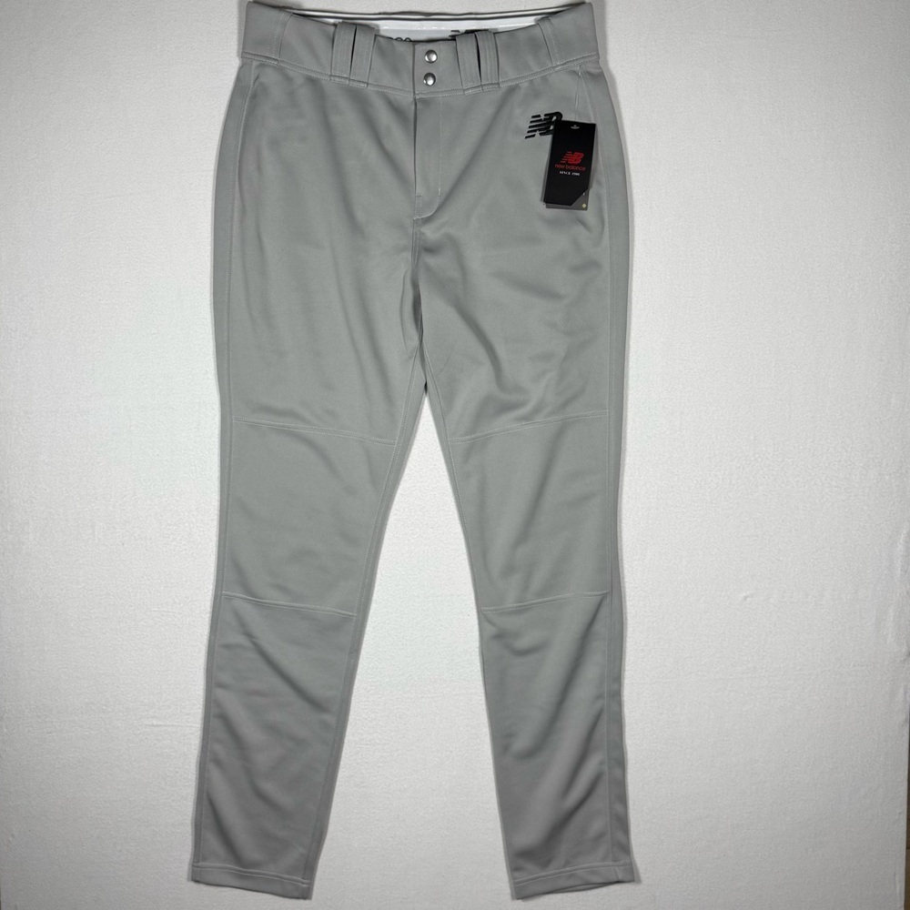 New Balance Men‎ gray baseball pants Lg Adversary 2 Pant Solid Tapered NEW